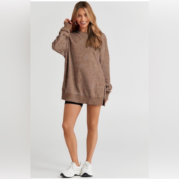 SHEWIN Sweaters - Brown Oversized Sweatshirt – New With Tags
